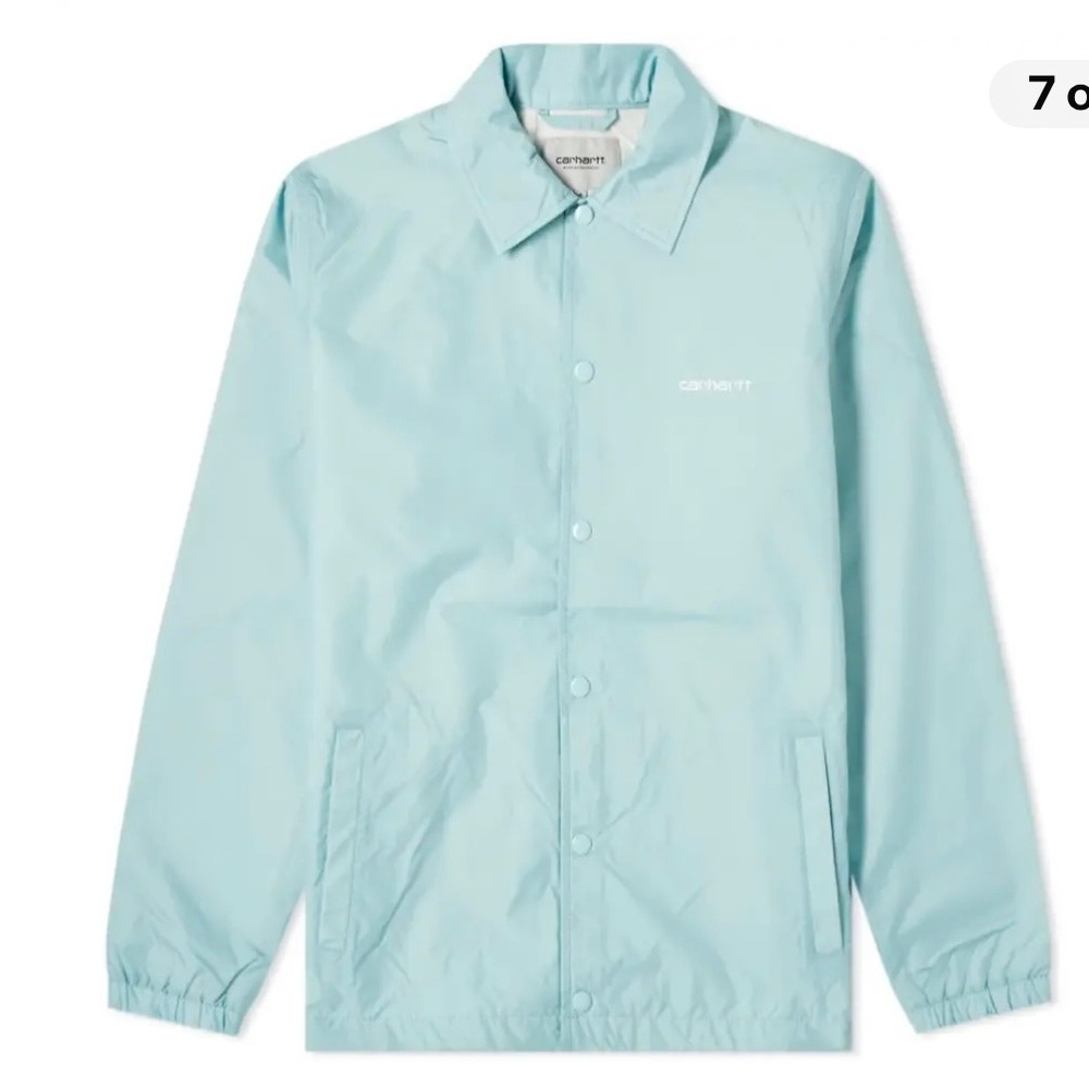 CARHARTT WIP - Mens Script Coach Jacket Soft
Aloe Green Wax